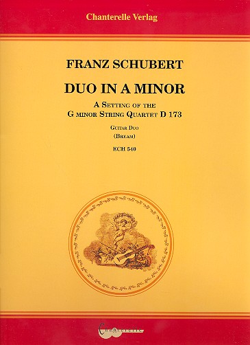 Cover: 9783890440484 | Duo a minor D173 for 2 guitars parts | Franz Schubert