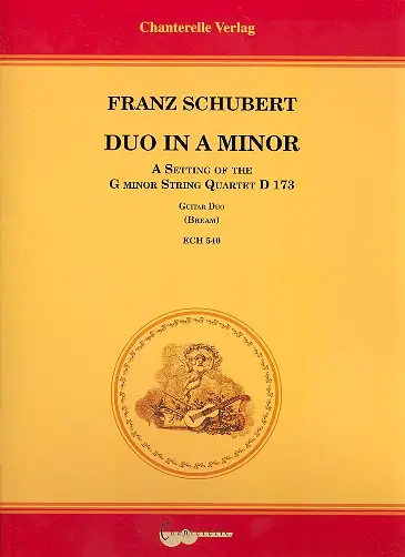 Cover: 9783890440484 | Duo a minor D173 for 2 guitars parts | Franz Schubert