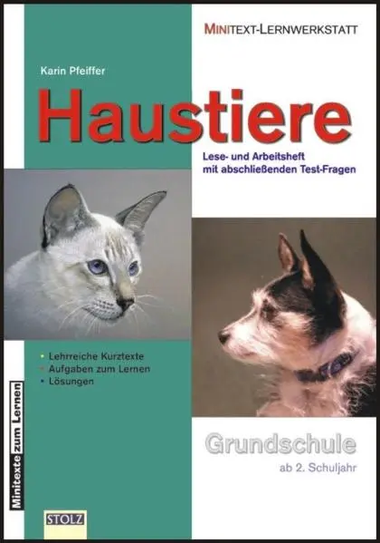 Cover: 9783897780484 | Haustiere | Karin Pfeiffer | Taschenbuch | Lendersdorfer Traumfabrik