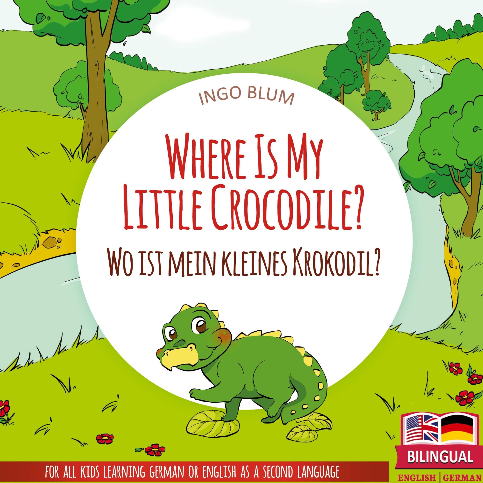Cover: 9783947410484 | Where Is My Little Crocodile? - Wo ist mein kleines Krokodil? | Blum