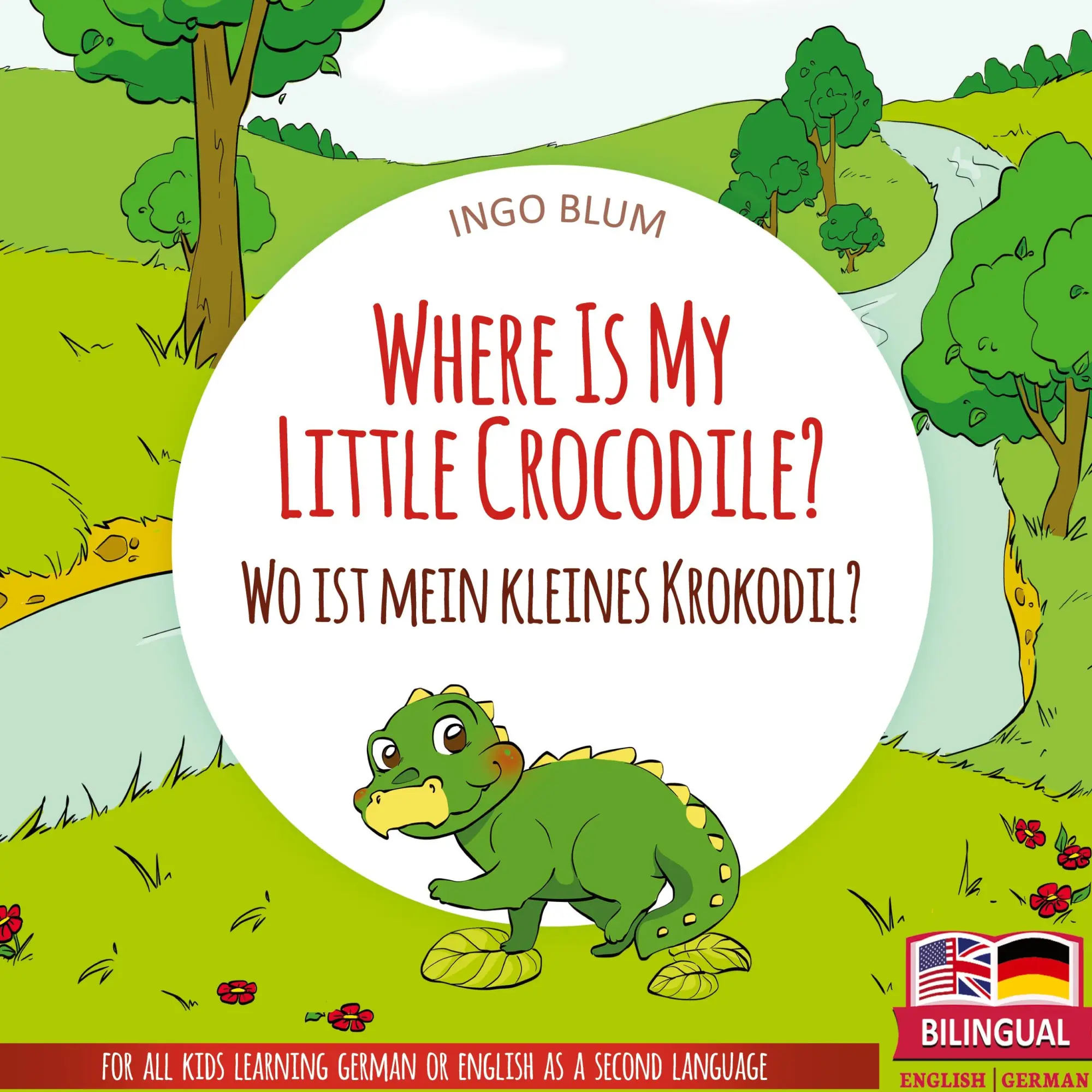 Cover: 9783947410484 | Where Is My Little Crocodile? - Wo ist mein kleines Krokodil? | Blum