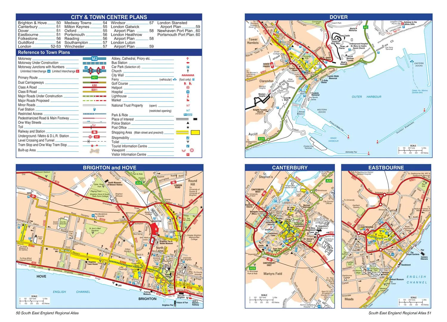 Bild: 9780008560584 | South East England Regional A-Z Road Atlas | A-Z Maps | Taschenbuch