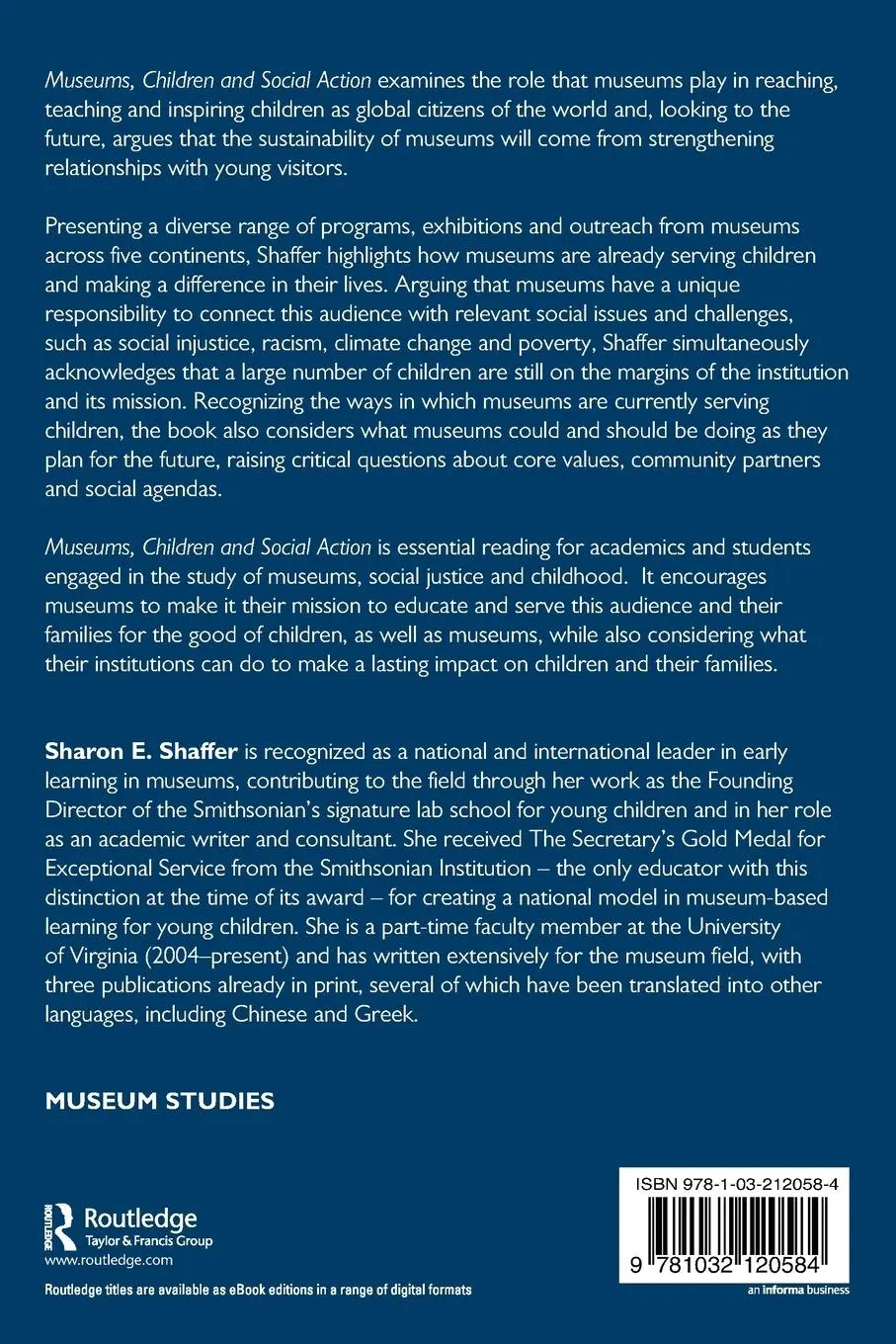 Rückseite: 9781032120584 | Museums, Children and Social Action | Past, Present and Future | Buch