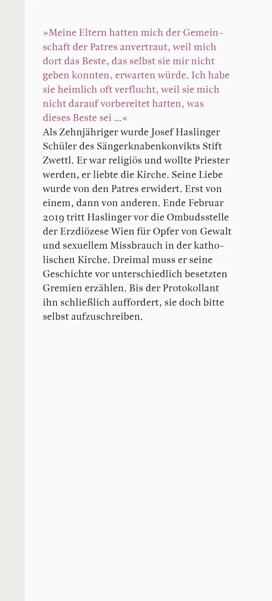Bild: 9783100300584 | Mein Fall | Josef Haslinger | Buch | 144 S. | Deutsch | 2020