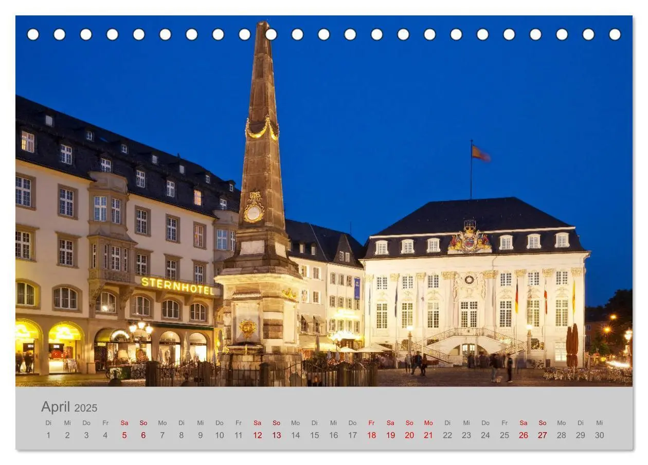 Bild: 9783435190584 | Bonn Die Stadt am Rhein (Tischkalender 2025 DIN A5 quer), CALVENDO...