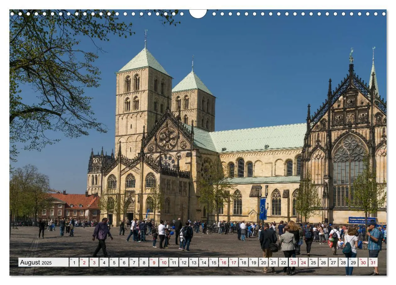 Bild: 9783435260584 | Lebenswertes Münster (Wandkalender 2025 DIN A3 quer), CALVENDO...