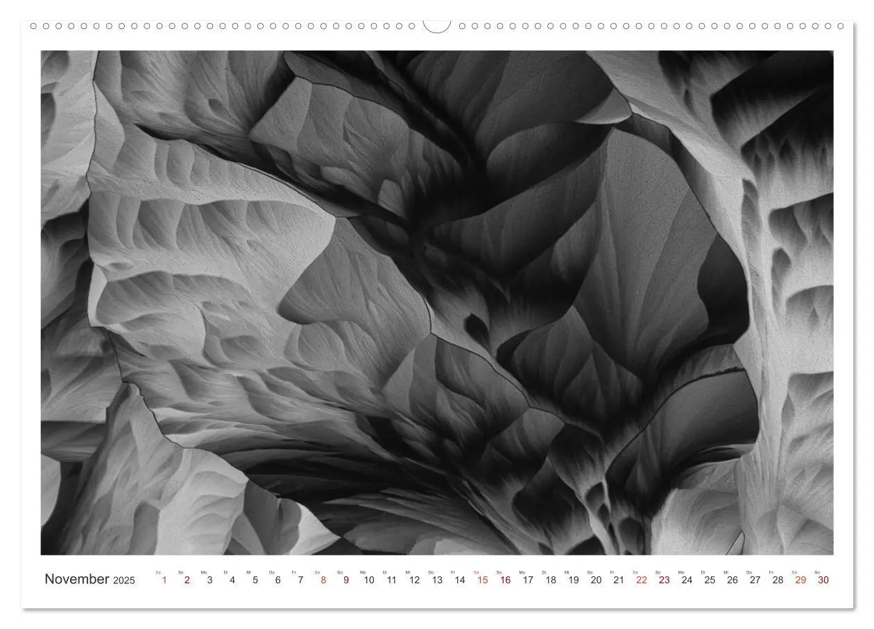 Bild: 9783435330584 | Fantastische Welten Mikrokristalle (Wandkalender 2025 DIN A2 quer),...