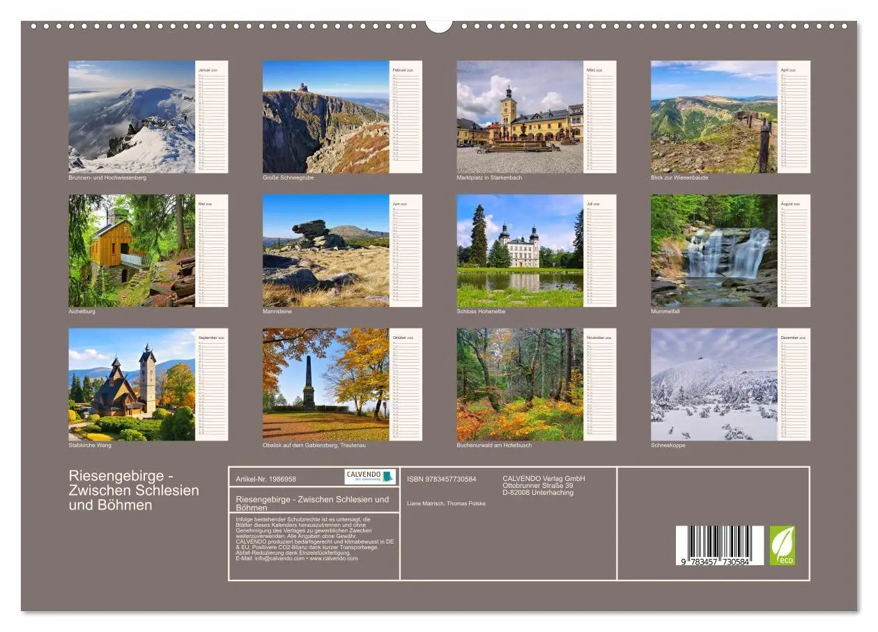 Bild: 9783457730584 | Riesengebirge - Zwischen Schlesien und Böhmen (hochwertiger Premium...