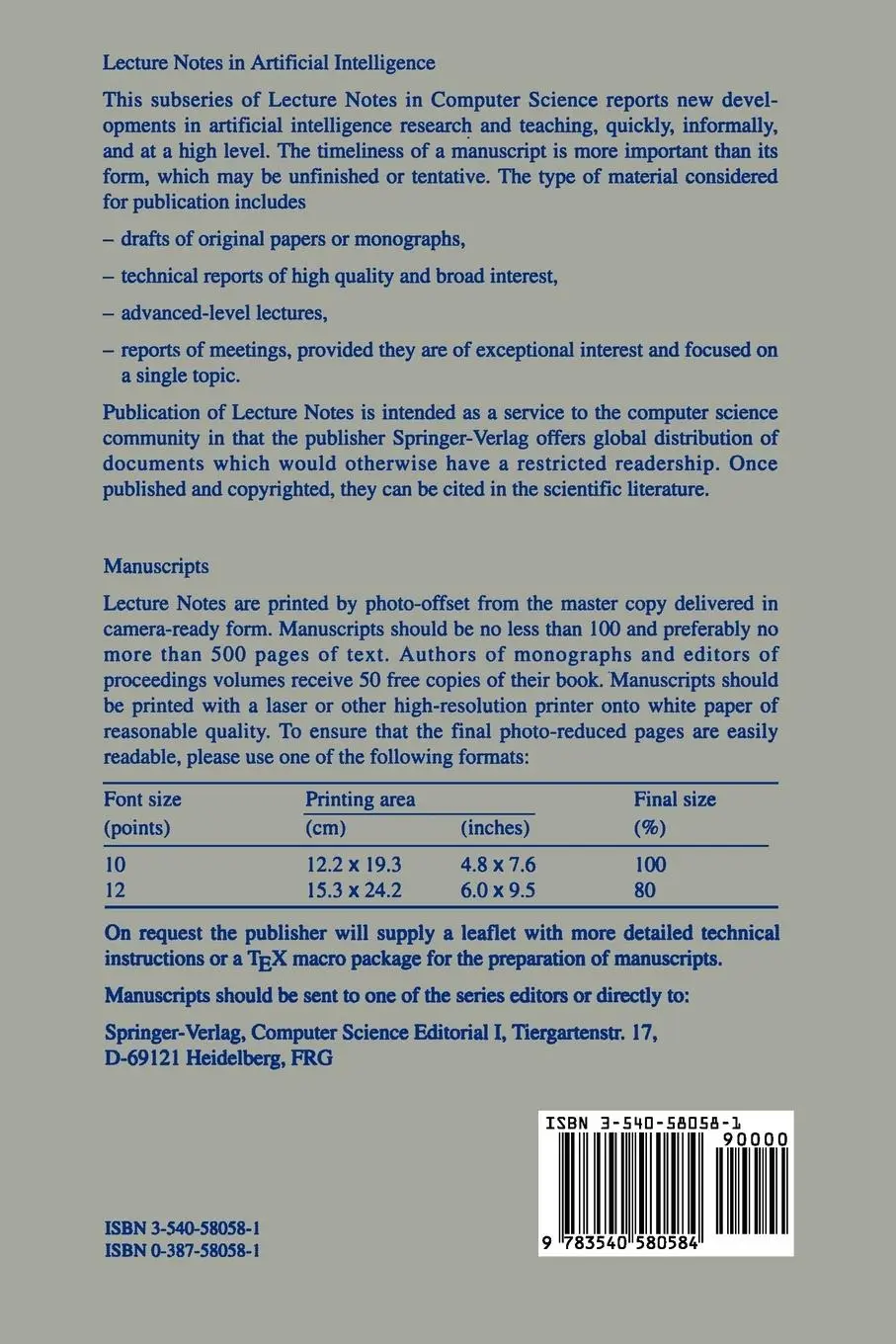 Rückseite: 9783540580584 | Qualitative Representation of Spatial Knowledge | Daniel Hernandez