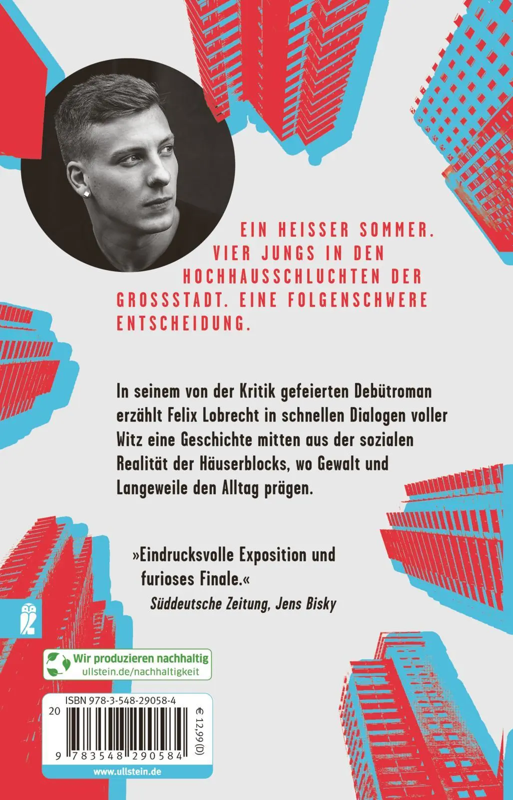 Rückseite: 9783548290584 | Sonne und Beton | Roman | Felix Lobrecht | Taschenbuch | 224 S. | 2018
