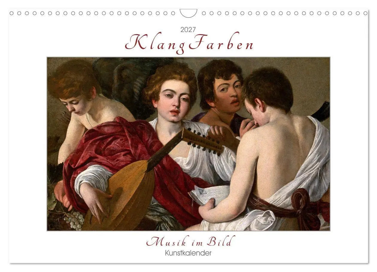 KlangFarben - Musik im Bild Kunstkalender (Wandkalender 2027 DIN A3 quer), CALVENDO Monatskalender