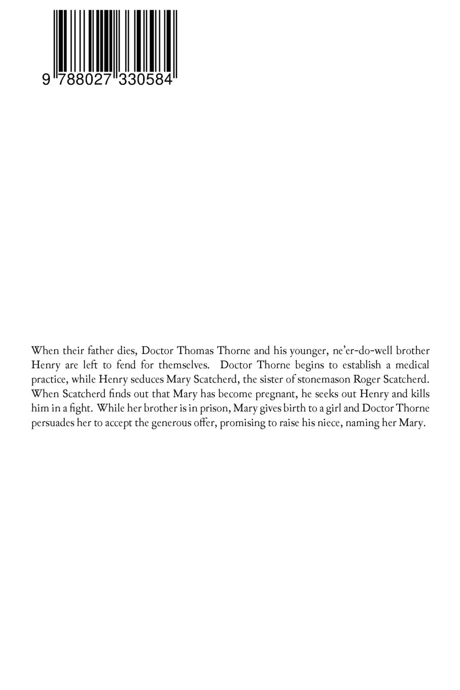 Rückseite: 9788027330584 | Doctor Thorne | Anthony Trollope | Taschenbuch | Englisch | 2018
