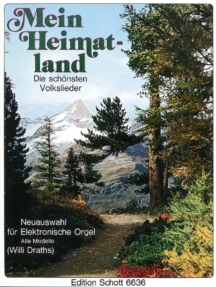 Cover: 9790001070584 | Mein Heimatland | Songbuch (E-Orgel) | Buch | Schott Music