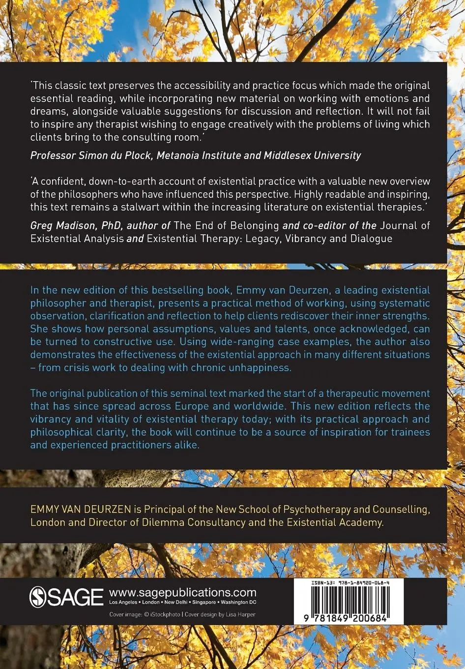 Rückseite: 9781849200684 | Existential Counselling &amp; Psychotherapy in Practice | Emmy Van Deurzen