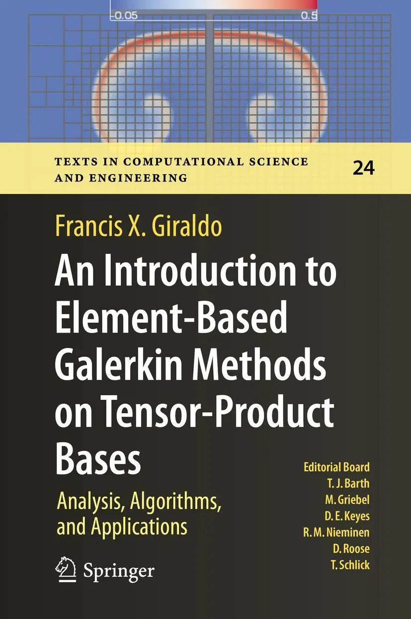 Cover: 9783030550684 | An Introduction to Element-Based Galerkin Methods on Tensor-Product...