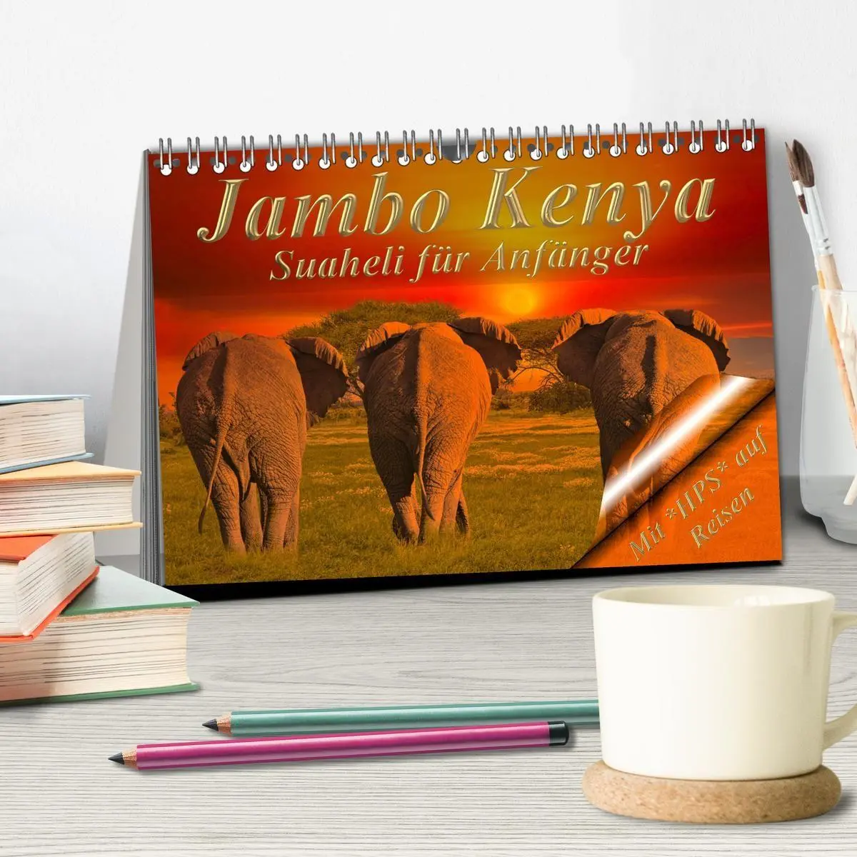 Bild: 9783569520684 | Jambo Kenya (Tischkalender 2027 DIN A5 quer), CALVENDO Monatskalender