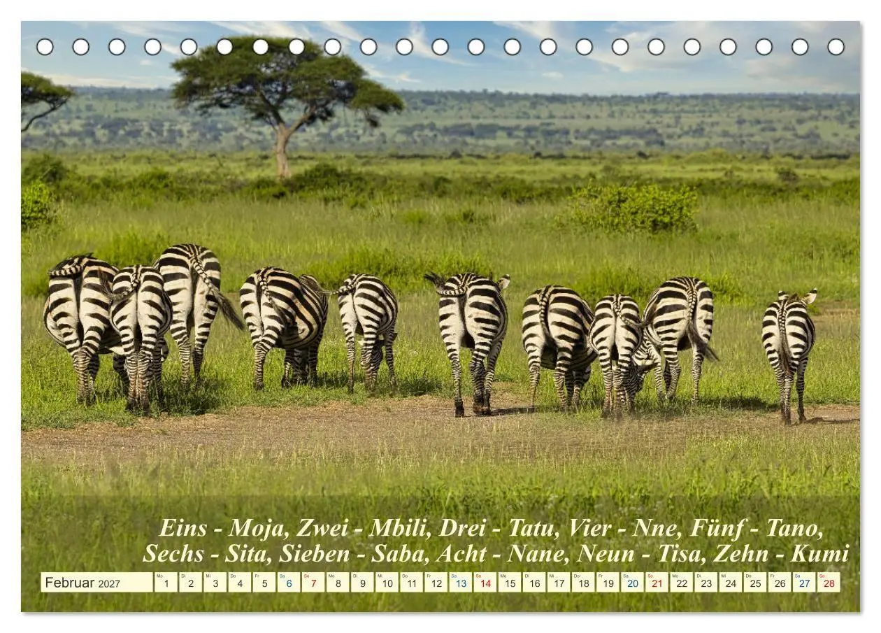 Bild: 9783569520684 | Jambo Kenya (Tischkalender 2027 DIN A5 quer), CALVENDO Monatskalender