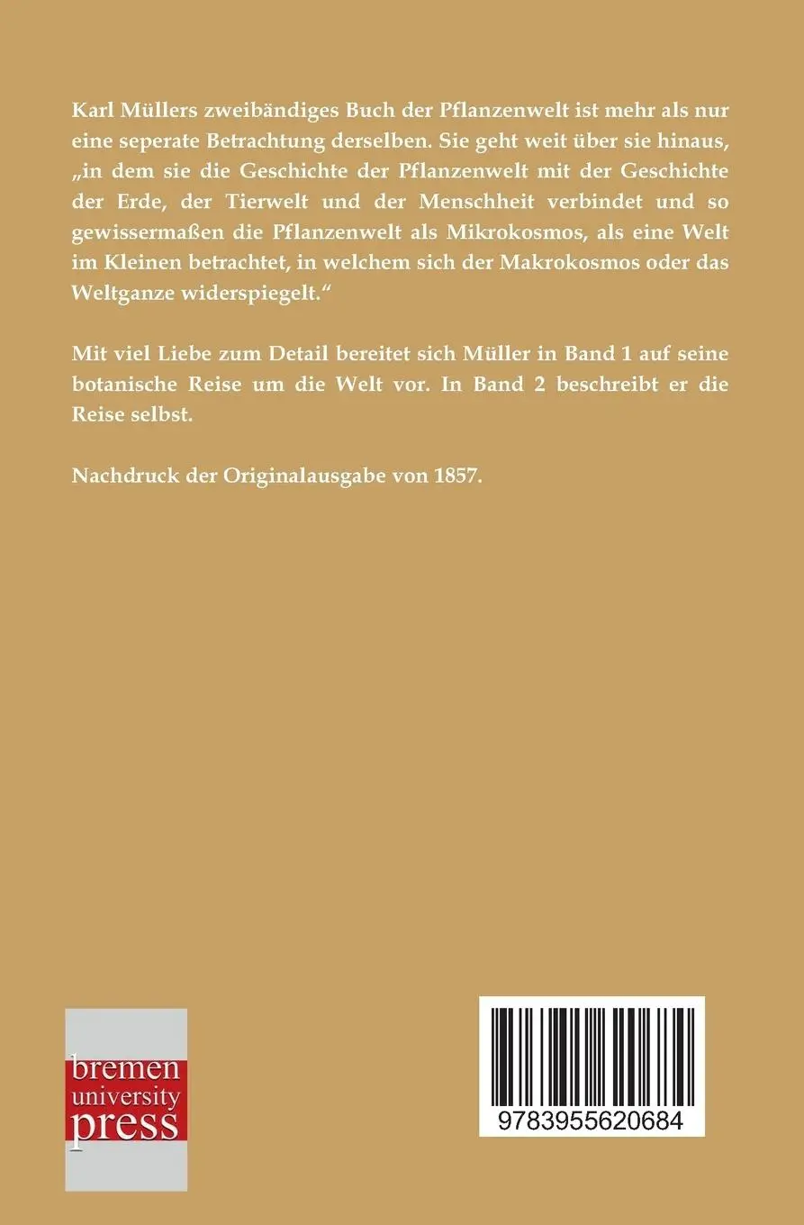 Rückseite: 9783955620684 | Das Buch der Pflanzenwelt. Botanische Reise um die Welt | Karl Müller