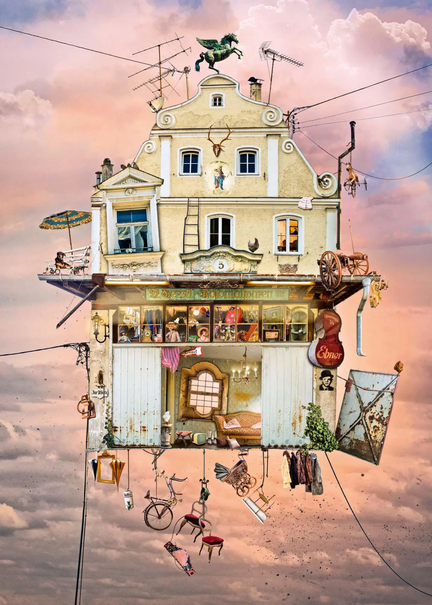 Bild: 4001689300784 | Treasure House | 1000 Teile | Puzzle | Art Lab Puzzlereihe Heye | 2024