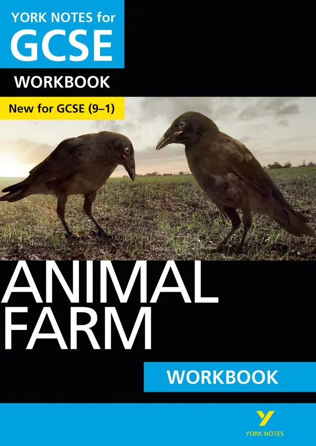 Cover: 9781292100784 | Animal Farm York Notes GCSE English Literature Workbook - for 2025,...