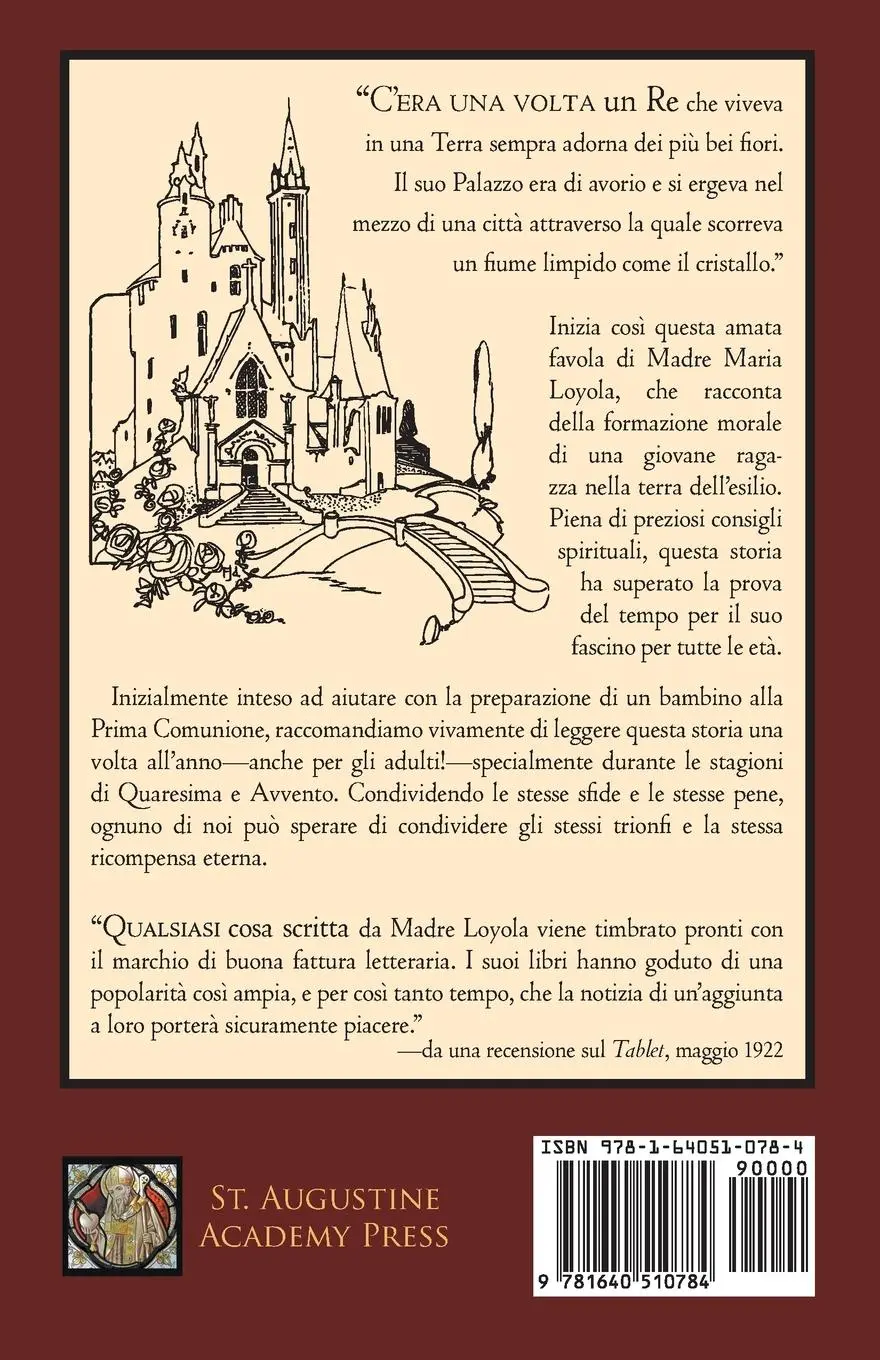 Rückseite: 9781640510784 | Il Re della Città D'Oro | Madre Maria Loyola | Taschenbuch | 2019