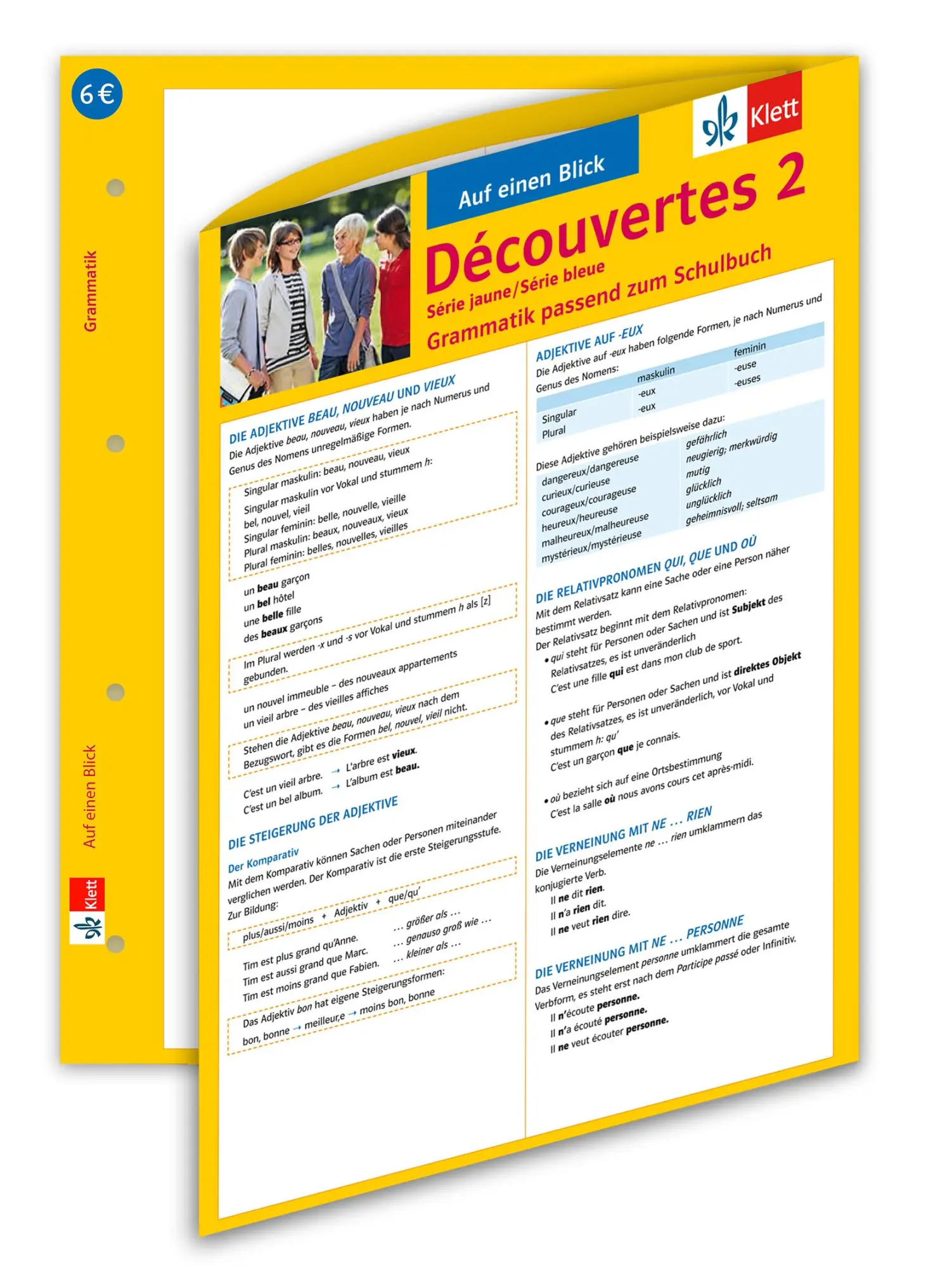 Cover: 9783129260784 | Découvertes Série jaune und bleue 2. Grammatik | Bettina Malek | Buch