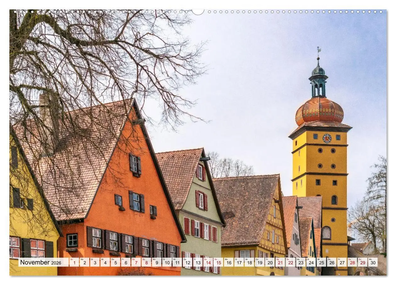 Bild: 9783457640784 | Ein Spaziergang durch Dinkelsbühl (Wandkalender 2026 DIN A2 quer),...