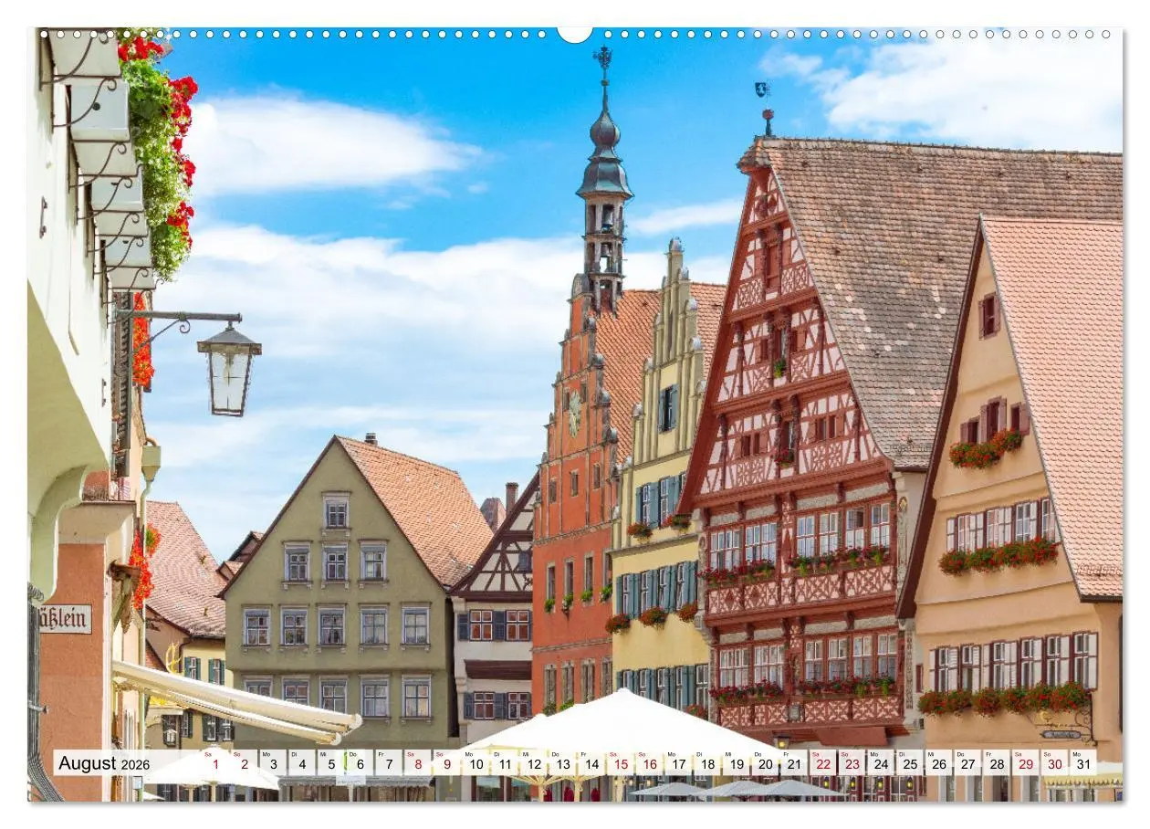Bild: 9783457640784 | Ein Spaziergang durch Dinkelsbühl (Wandkalender 2026 DIN A2 quer),...