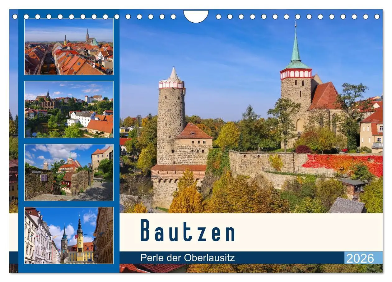 Cover: 9783457880784 | Bautzen - Perle der Oberlausitz (Wandkalender 2026 DIN A4 quer),...
