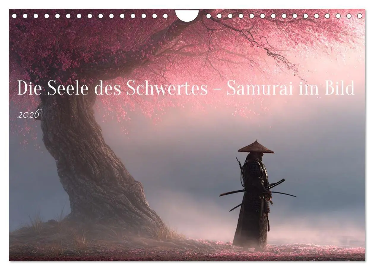 Cover: 9783516660784 | Die Seele des Schwertes - Samurai im Bild (Wandkalender 2026 DIN A4...