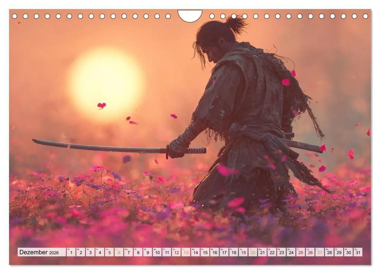 Bild: 9783516660784 | Die Seele des Schwertes - Samurai im Bild (Wandkalender 2026 DIN A4...