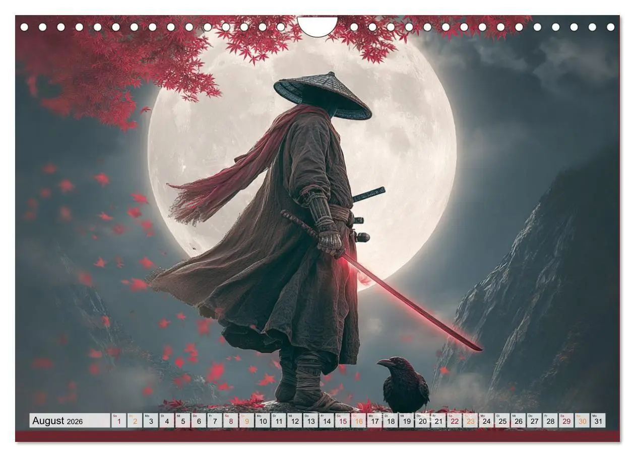 Bild: 9783516660784 | Die Seele des Schwertes - Samurai im Bild (Wandkalender 2026 DIN A4...