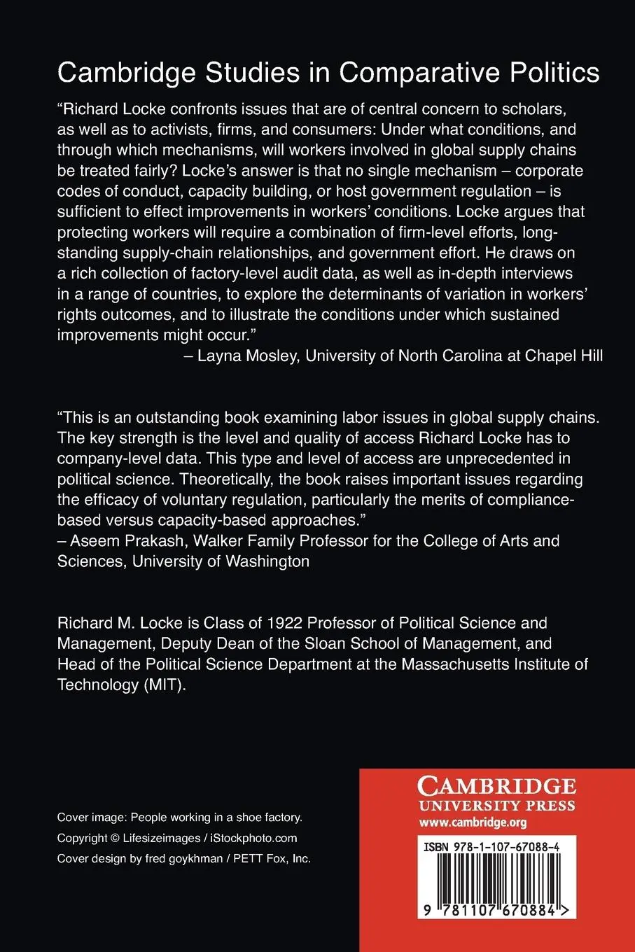 Rückseite: 9781107670884 | The Promise and Limits of Private Power | Richard M. Locke | Buch