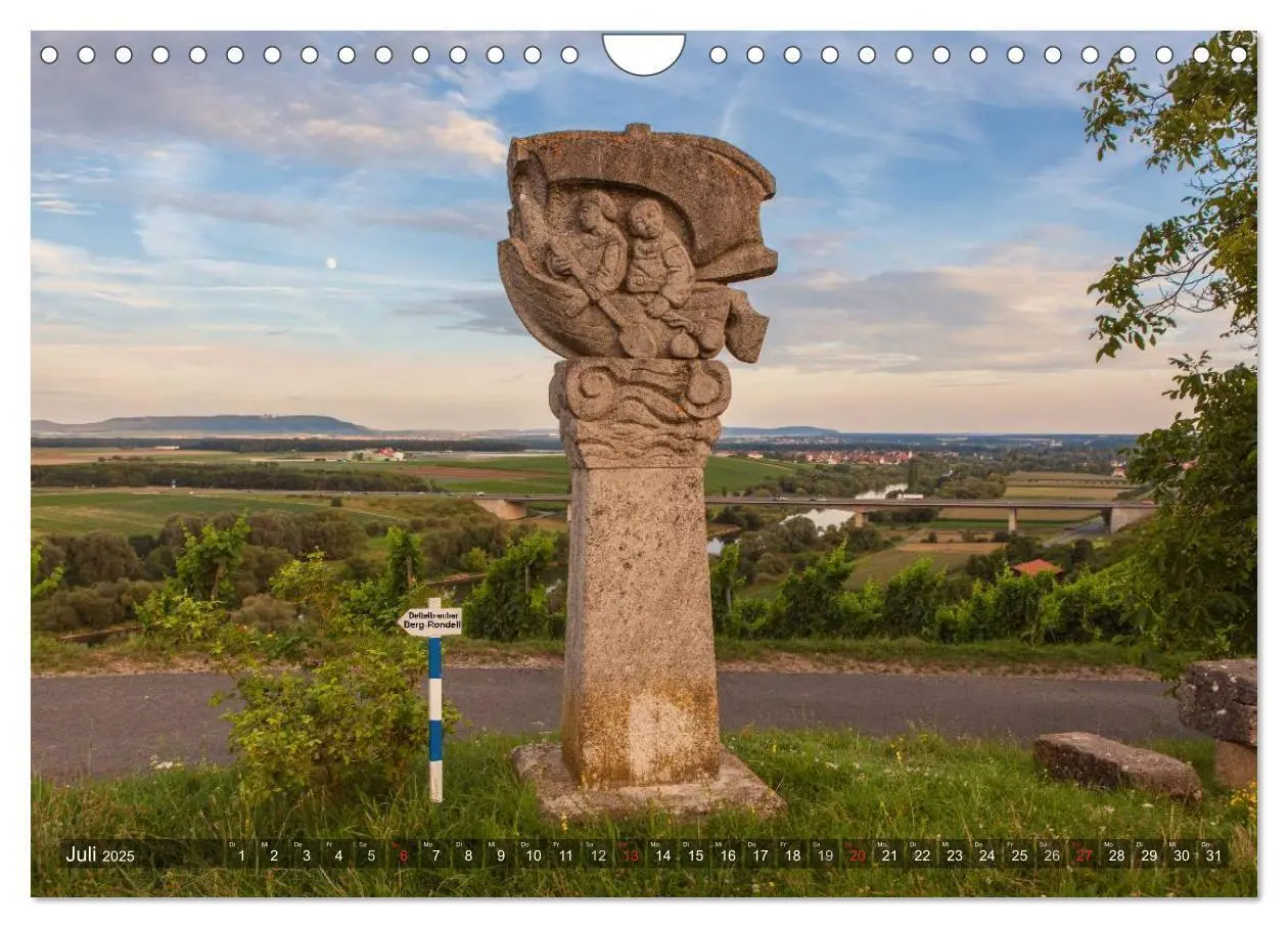 Bild: 9783435610884 | Weinland Franken (Wandkalender 2025 DIN A4 quer), CALVENDO...