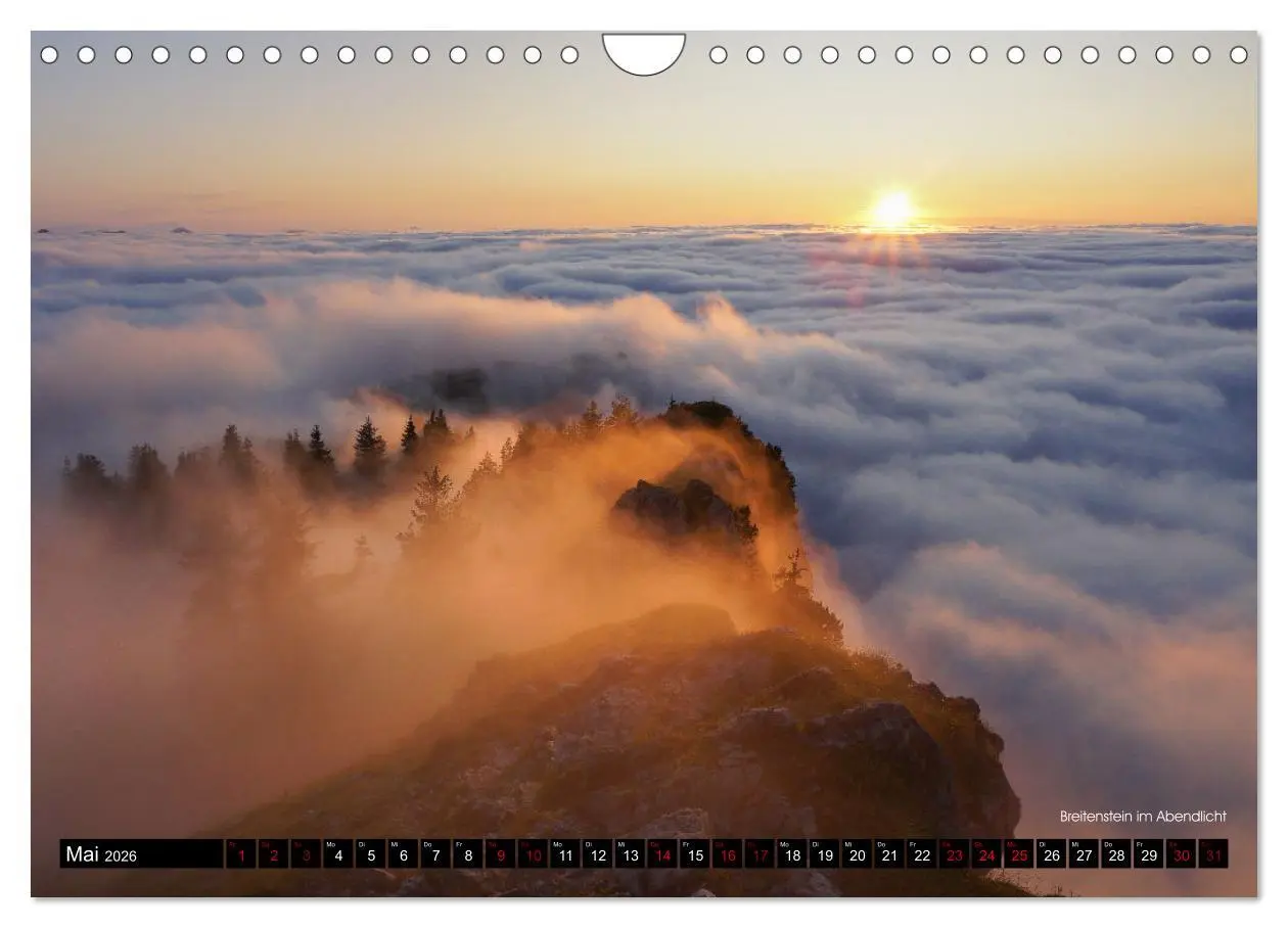 Bild: 9783457560884 | Magisches Licht der Berge (Wandkalender 2026 DIN A4 quer), CALVENDO...