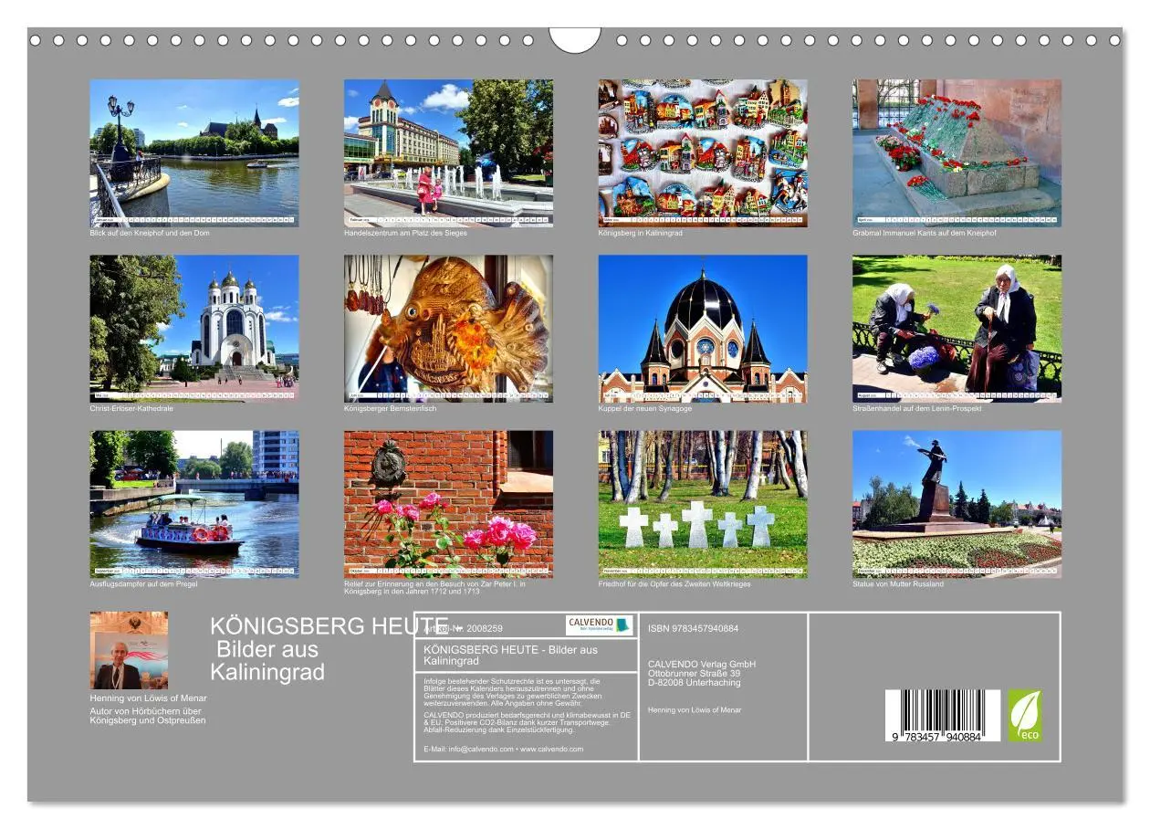 Bild: 9783457940884 | KÖNIGSBERG HEUTE - Bilder aus Kaliningrad (Wandkalender 2026 DIN A3...