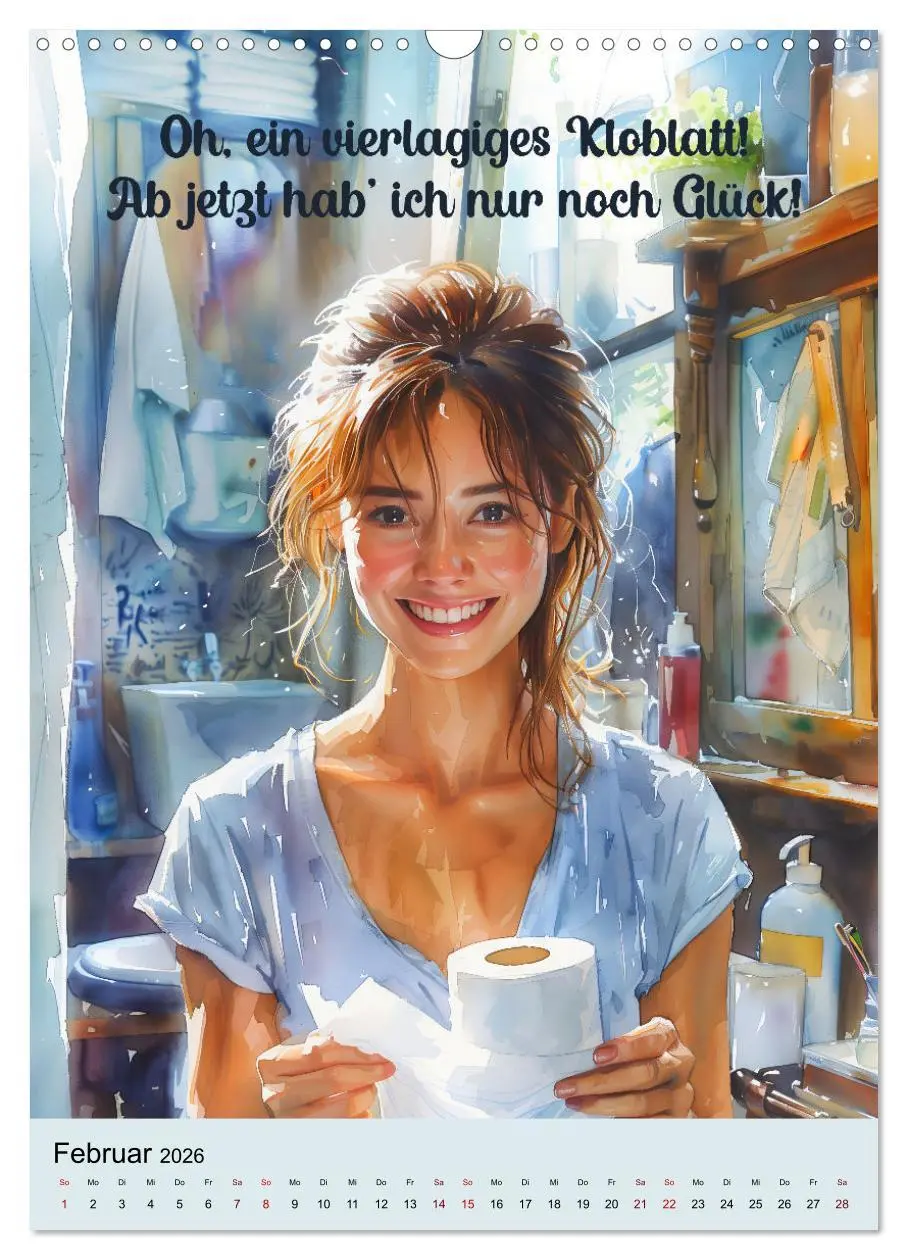 Bild: 9783516270884 | Klosprüche (Wandkalender 2026 DIN A3 hoch), CALVENDO Monatskalender