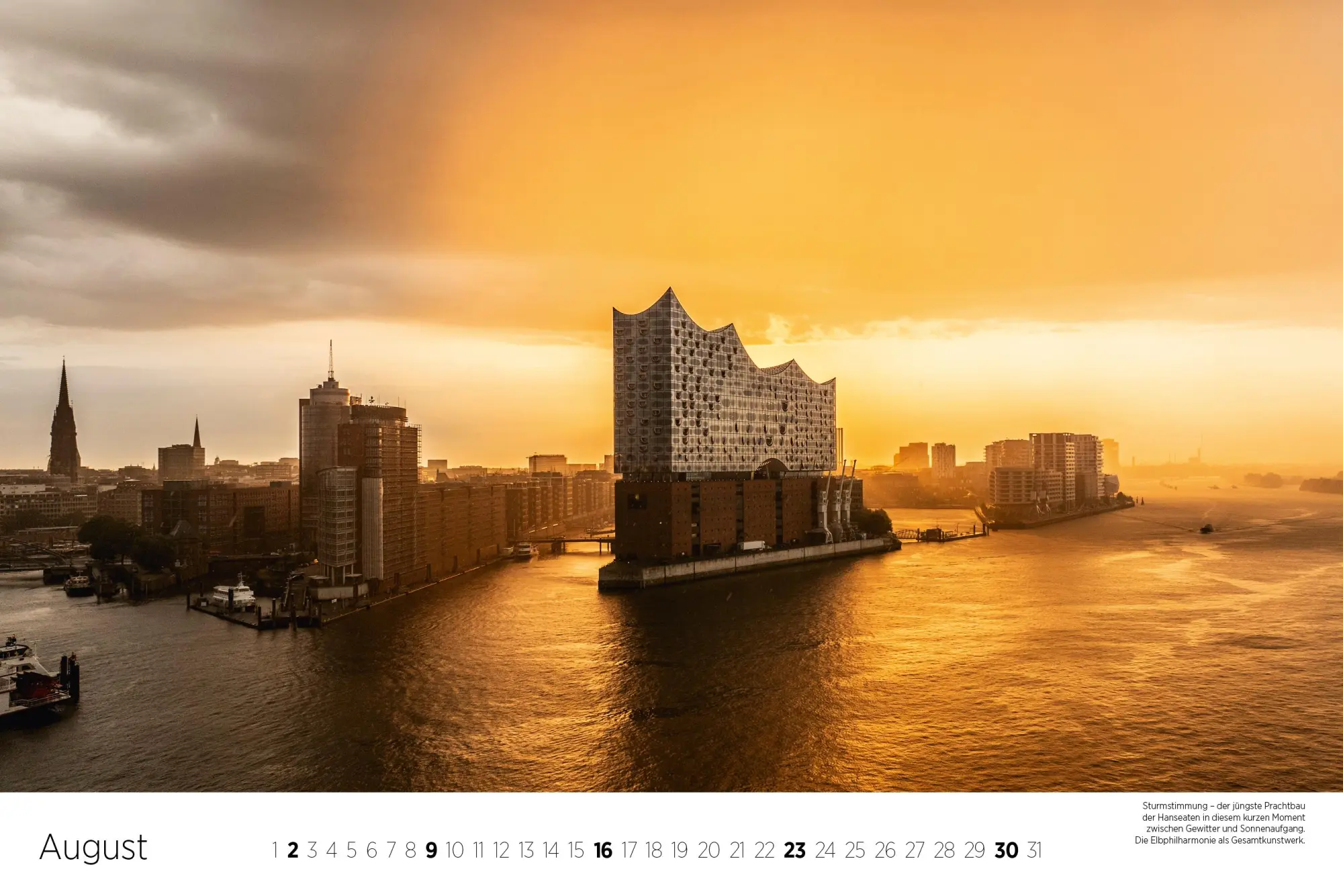 Bild: 9783667130884 | Hamburg - aus den Wolken 2026 | Kalender | 14 S. | Deutsch | 2026