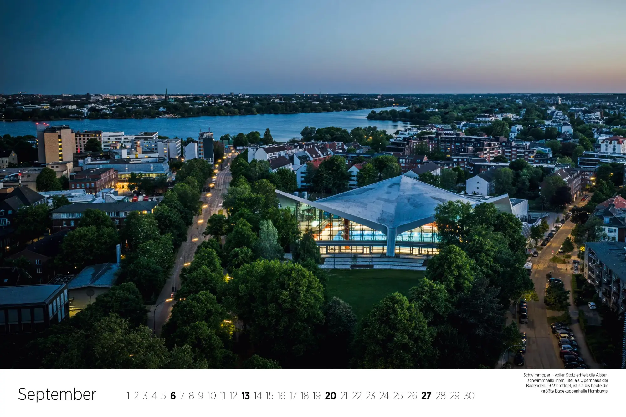 Bild: 9783667130884 | Hamburg - aus den Wolken 2026 | Kalender | 14 S. | Deutsch | 2026