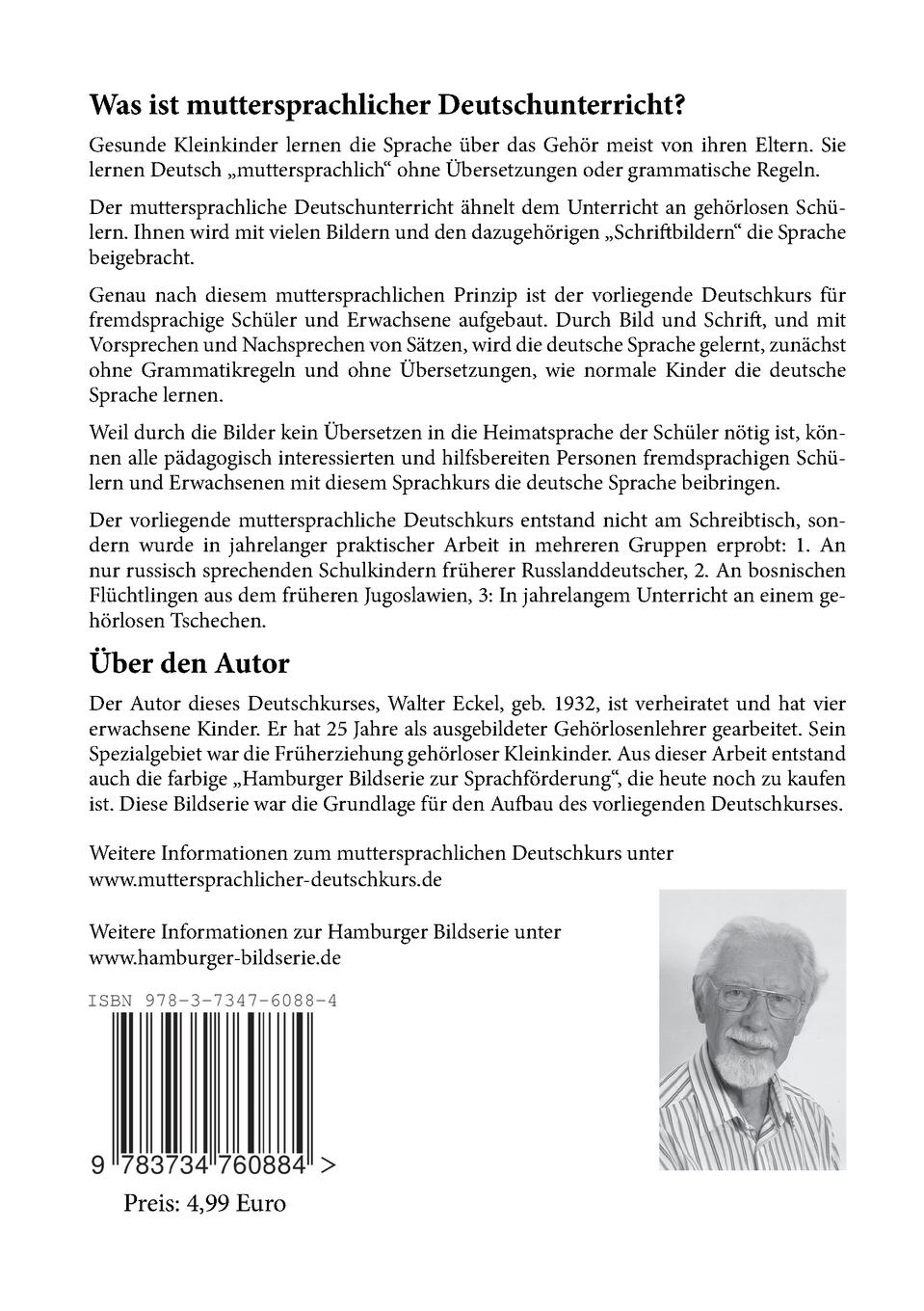 Rückseite: 9783734760884 | Deutschkurs für Ausländer auf muttersprachlicher Basis -...