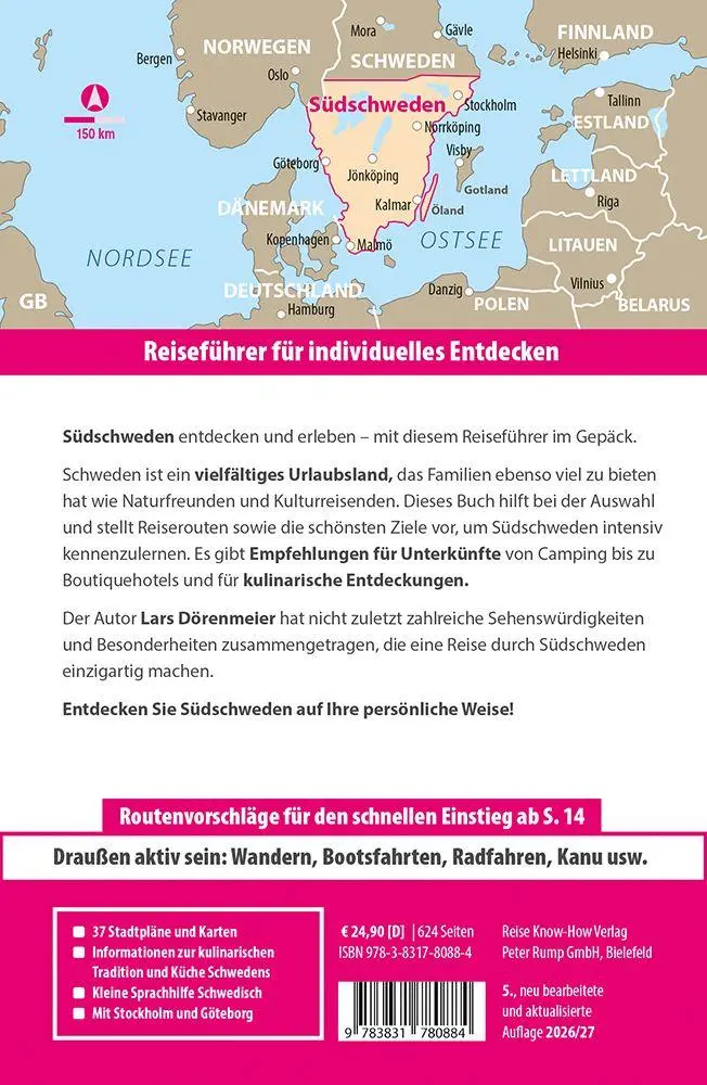 Bild: 9783831780884 | Reise Know-How Reiseführer Südschweden | Lars Dörenmeier | Taschenbuch