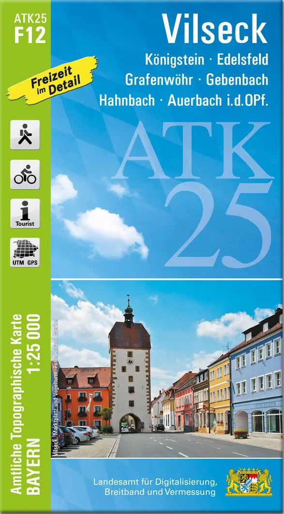 Cover: 9783987760884 | ATK25-F12 Vilseck (Amtliche Topographische Karte 1:25000) | Deutsch