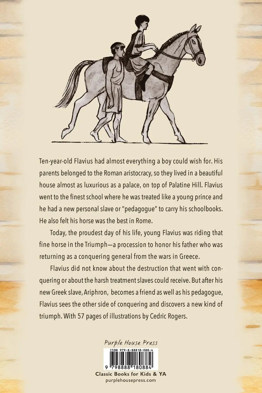 Rückseite: 9798888180884 | A Triumph for Flavius | Caroline Dale Snedeker | Taschenbuch | 2024