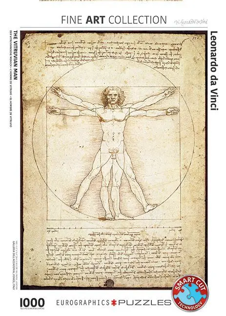 Bild: 628136650984 | The Vitruvian Man (Puzzle) | Spiel | In Spielebox | 6000-5098 | 2023