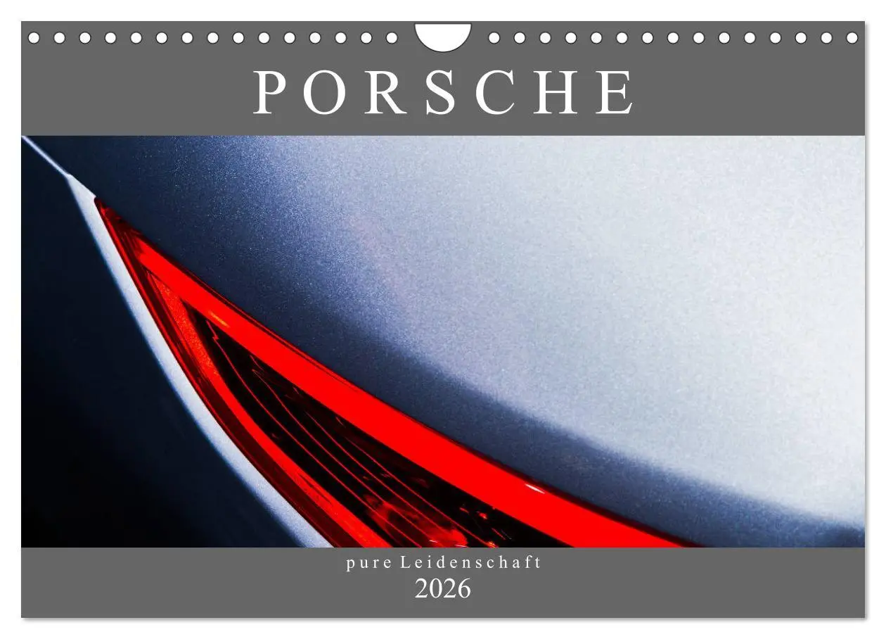 Cover: 9783457860984 | Porsche - pure Leidenschaft (Wandkalender 2026 DIN A4 quer),...