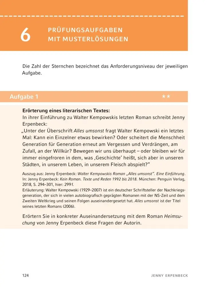 Bild: 9783804420984 | Heimsuchung von Jenny Erpenbeck - Textanalyse und Interpretation