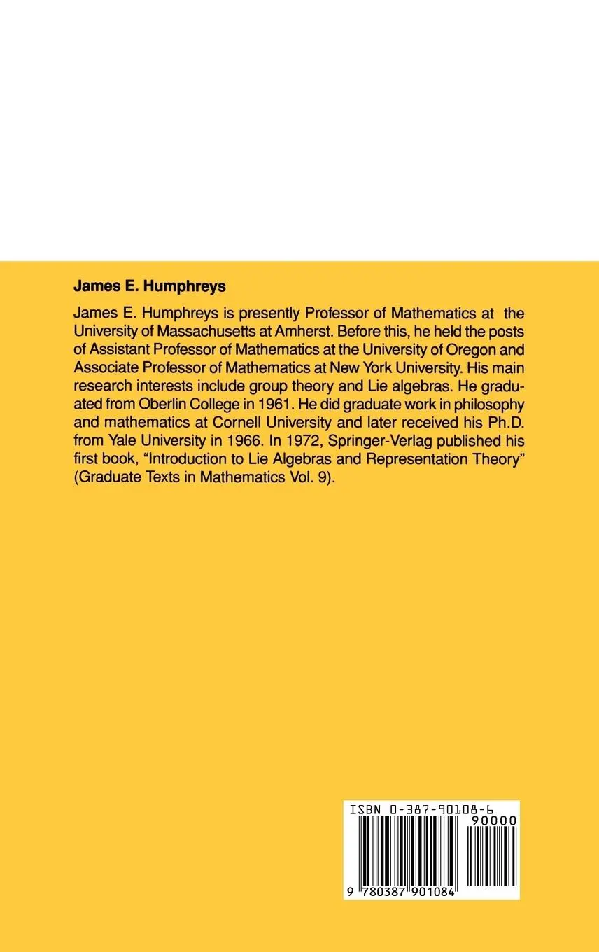 Rückseite: 9780387901084 | Linear Algebraic Groups | James E. Humphreys | Buch | xvi | Englisch