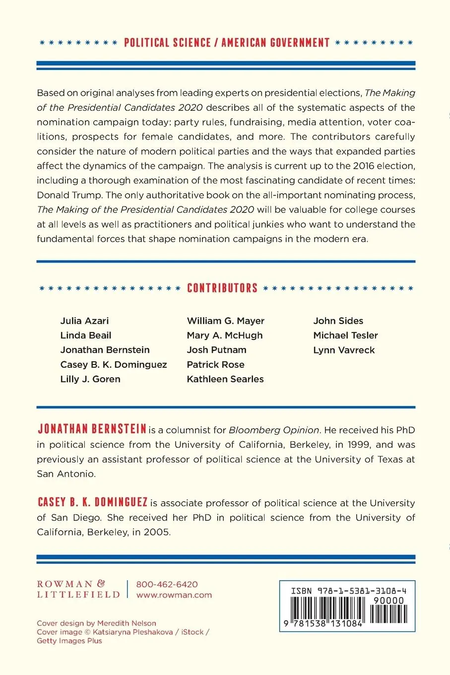 Rückseite: 9781538131084 | Making of the Presidential Candidates 2020 | Bernstein (u. a.) | Buch