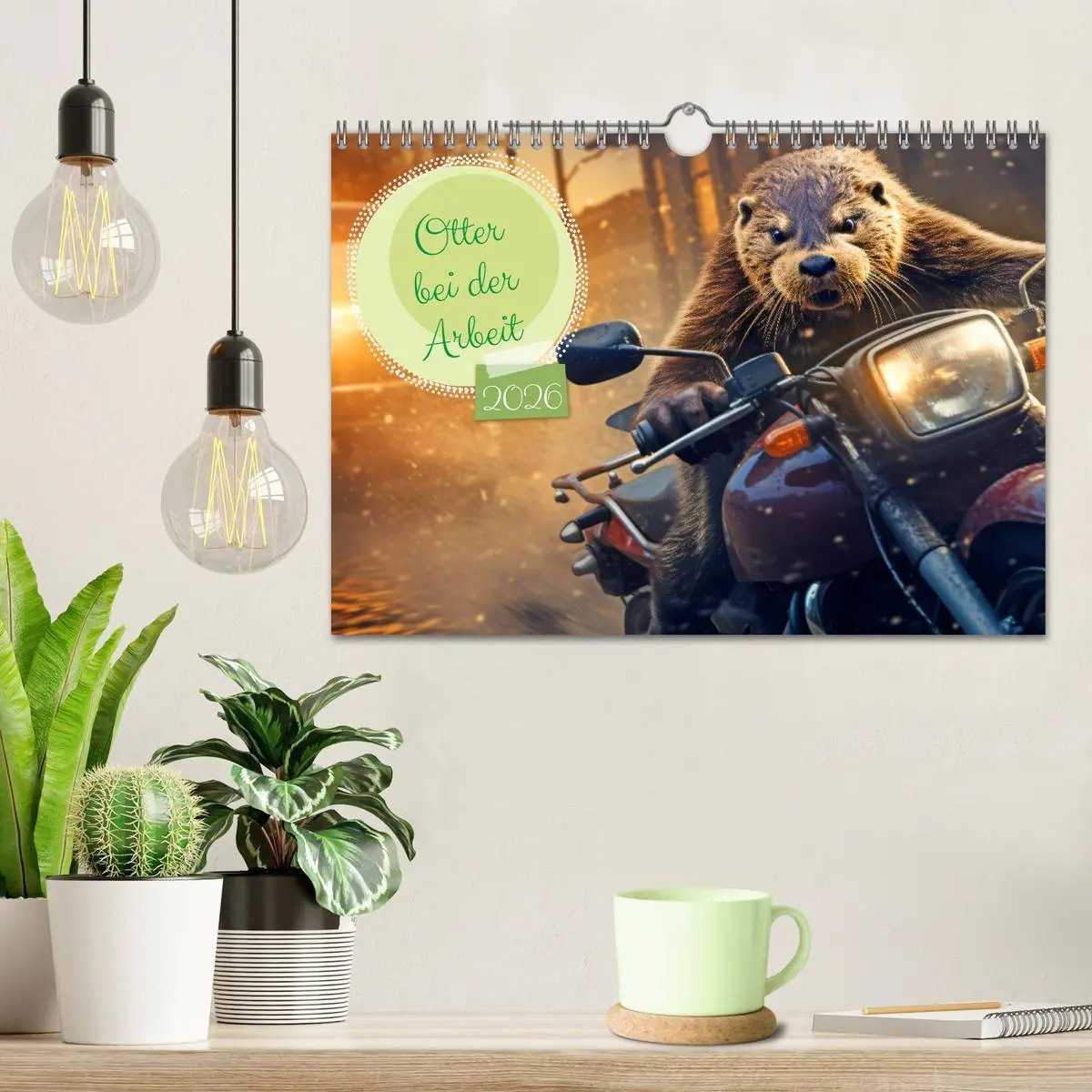 Bild: 9783457371084 | Otter bei der Arbeit (Wandkalender 2026 DIN A4 quer), CALVENDO...
