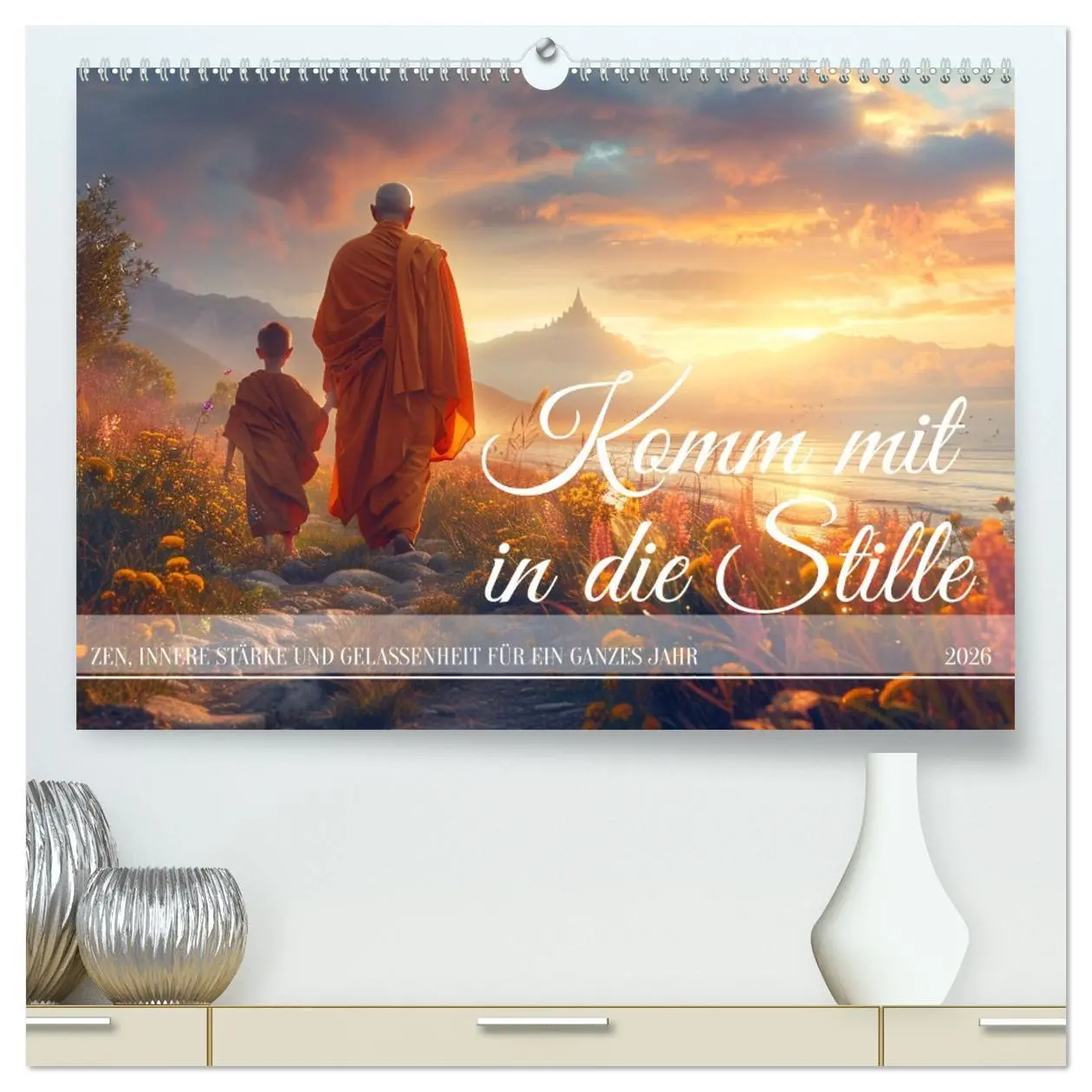 Cover: 9783457441084 | Komm mit in die Stille (hochwertiger Premium Wandkalender 2026 DIN...